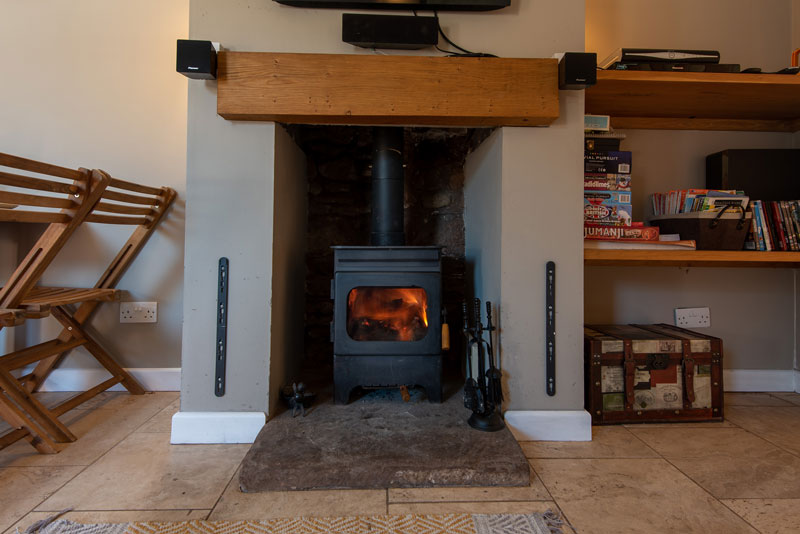 The Cart Shed Log Burner
